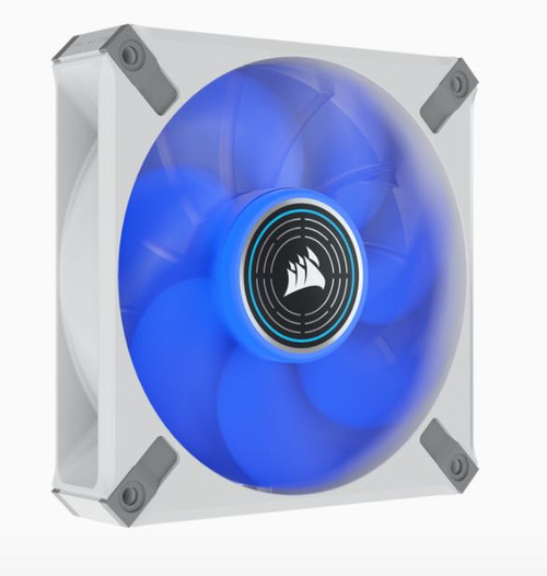 Corsair ML ELITE Series, ML120 LED ELITE WHITE, 120mm Magnetic Levitation Blue LED Fan with AirGuide, Single Pack(LS) Corsair ML ELITE Series, ML120 LED ELITE WHITE, 120mm Magnetic Levitation Blue LED Fan with AirGuide, Single Pack(LS)