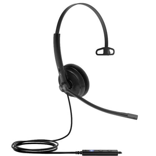 Yealink UHM341 Wideband 3.5mm Mono Headset, Leather Ear Cushion, HD Voice Quality, For Yealink IP Phones, Controller Not Included Yealink UHM341 Wideband 3.5mm Mono Headset, Leather Ear Cushion, HD Voice Quality, For Yealink IP Phones, Controller Not Included