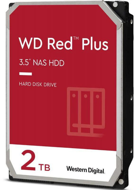 Western Digital 2TB WD Red Plus NAS Hard Drive 3.5-Inch -Transfer Rate up to 215MB/s -5640 RPM -Cache Size 512MB -3-Year Limited Warranty WD20EFPX Western Digital 2TB WD Red Plus NAS Hard Drive 3.5-Inch -Transfer Rate up to 215MB/s -5640 RPM -Cache Size 512MB -3-Year Limited Warranty WD20EFPX