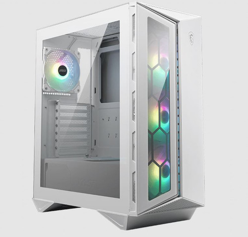 MSI MPG GUNGNIR 110R White Mid-Tower Case, Supports ATX / M-ATX / Mini ITX, 2x USB 3.2, 1x USB-C, 1x HD Audio, 1x Mic, ATX Power Supply MSI MPG GUNGNIR 110R White Mid-Tower Case, Supports ATX / M-ATX / Mini ITX, 2x USB 3.2, 1x USB-C, 1x HD Audio, 1x Mic, ATX Power Supply