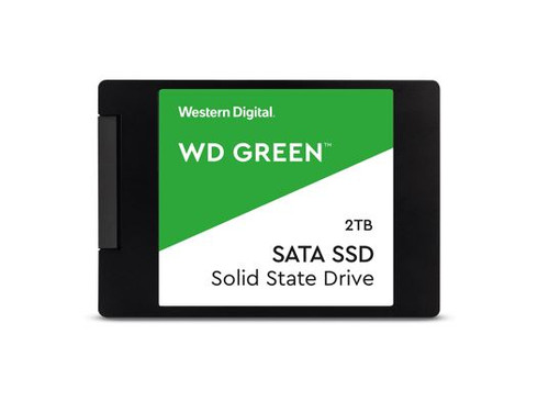 Western Digital WD Green 2TB 2.5' SSD SATA 545R/430W MB/s 80TBW 3D NAND 7mm 3 Years Warranty Western Digital WD Green 2TB 2.5' SSD SATA 545R/430W MB/s 80TBW 3D NAND 7mm 3 Years Warranty