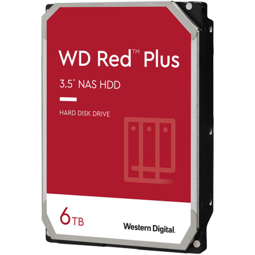 Western Digital WD Red Plus 6TB 3.5' NAS HDD SATA3 6Gb/s 5400RPM 256MB Cache CMR 24x7 8-bays NASware 3.0 CMR Tech 3yrs wty WD60EFPX Western Digital WD Red Plus 6TB 3.5' NAS HDD SATA3 6Gb/s 5400RPM 256MB Cache CMR 24x7 8-bays NASware 3.0 CMR Tech 3yrs wty WD60EFPX