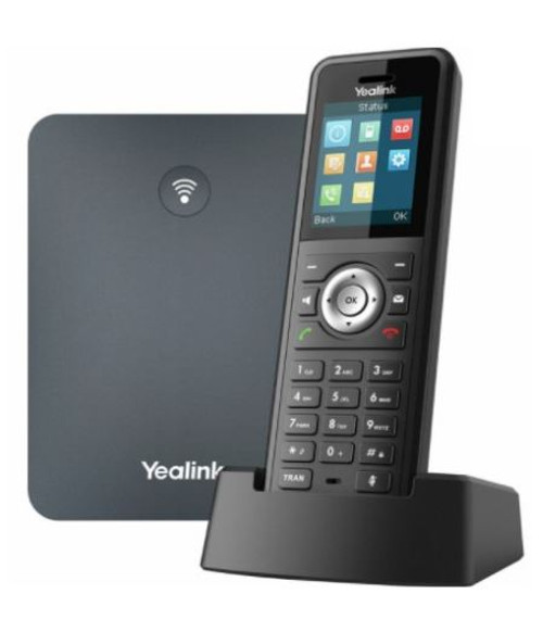Yealink W79P DECT Solution including W70B Base Station and 1x W59R Handset, IP67 professional ruggedized SIP cordless phone system