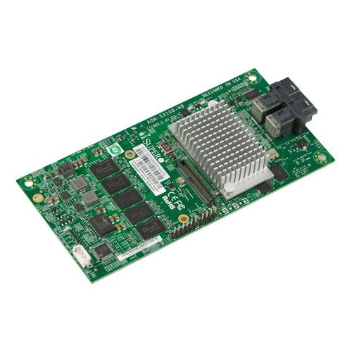 Supermicro AOM-S3108M-H8 - storage controller (RAID) - SAS 12Gb/s - PCIe Supermicro AOM-S3108M-H8 - storage controller (RAID) - SAS 12Gb/s - PCIe