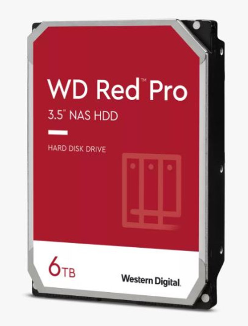 Western Digital WD Red Pro 6TB 3.5' NAS HDD SATA3 7200RPM 256MB Cache 24x7 300TBW ~24-bays NASware 3.0 CMR Tech Western Digital WD Red Pro 6TB 3.5' NAS HDD SATA3 7200RPM 256MB Cache 24x7 300TBW ~24-bays NASware 3.0 CMR Tech