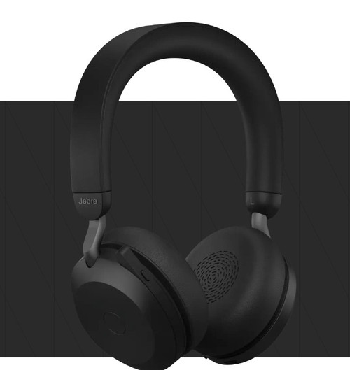 Jabra Evolve2 75 - USB-C Link380a UC Stereo Black, Advanced Noise Cancellation (ANC) Bluetooth Headset