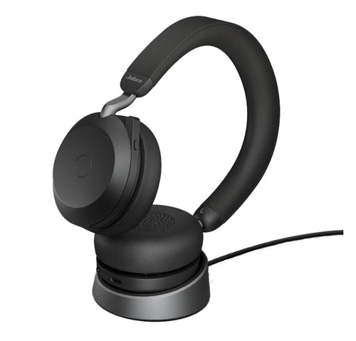 Jabra  Evolve2 75 - USB-A Link380a MS Stereo Stand Black, Advanced Noise Cancellation, 2ys Warrenty