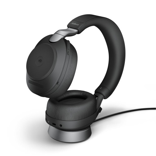 Jabra Evolve2 85 MS USB-C Stereo Bluetooth Headset, Active Noise Cancelling, Microsoft Teams certified, 2ys Warranty Jabra Evolve2 85 MS USB-C Stereo Bluetooth Headset, Active Noise Cancelling, Microsoft Teams certified, 2ys Warranty