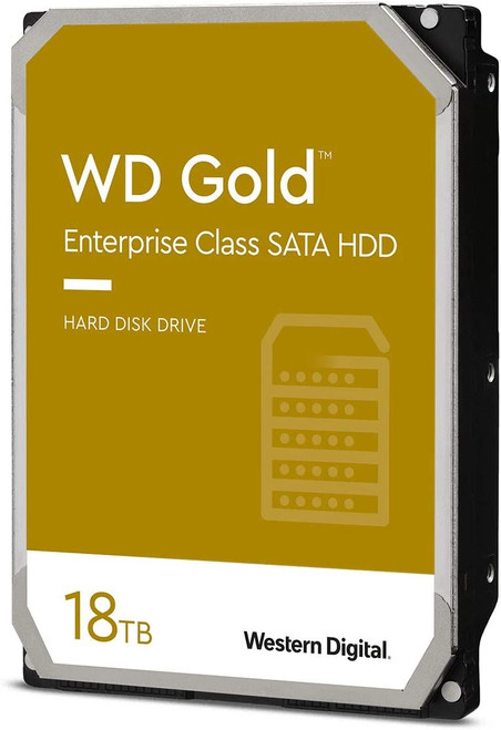 Western Digital 18TB WD Gold Enterprise Class Internal Hard Drive - 7200 RPM Class, SATA 6 Gb/s, 512 MB Cache, 3.5'- 5 Years Limited Warranty Western Digital 18TB WD Gold Enterprise Class Internal Hard Drive - 7200 RPM Class, SATA 6 Gb/s, 512 MB Cache, 3.5'- 5 Years Limited Warranty
