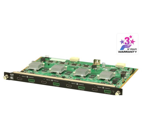 Aten VM8814 4 Port HDMI 4K Output Board with Scalar for VM1600A/VM3200, 4K Scaler, Seamless Switch, FrameSync, EDID Expert Aten VM8814 4 Port HDMI 4K Output Board with Scalar for VM1600A/VM3200, 4K Scaler, Seamless Switch, FrameSync, EDID Expert