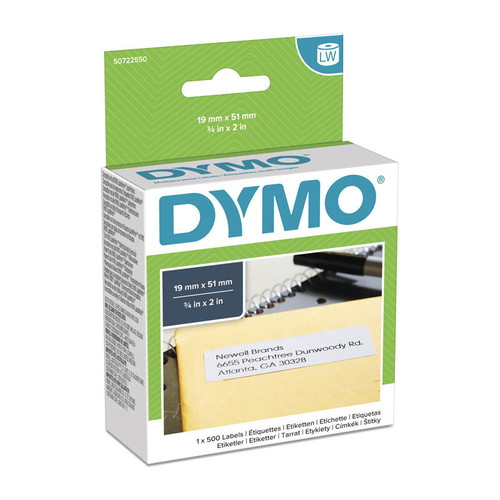 Dymo Label Writer 19mm x 51mm White Labels Multi-Purpose #11355