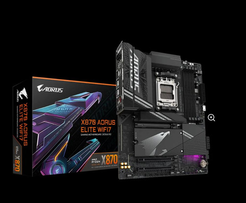 Gigabyte X870 AORUS ELITE WIFI7 AMD AM5 ATX Motherboard 4x DDR5~256GB,3x PCIe x16, 4x M.2, 4x SATA 6, 4x USB 3.2, 4x USB2.0, 2x USB-C, Gigabyte X870 AORUS ELITE WIFI7 AMD AM5 ATX Motherboard 4x DDR5~256GB,3x PCIe x16, 4x M.2, 4x SATA 6, 4x USB 3.2, 4x USB2.0, 2x USB-C,