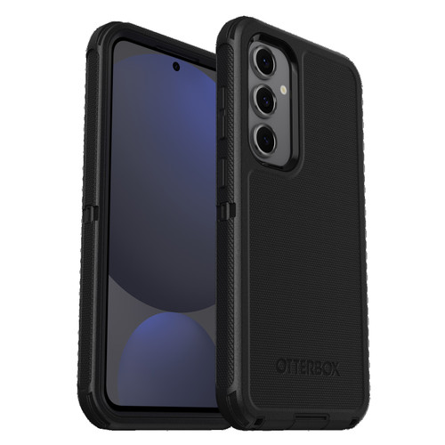 OtterBox Defender Samsung Galaxy S24 FE Case Black - (77-97095), DROP+ 7X Military Standard, Multi-Layer, Included Holster, Raised Edges,Rugged OtterBox Defender Samsung Galaxy S24 FE Case Black - (77-97095), DROP+ 7X Military Standard, Multi-Layer, Included Holster, Raised Edges,Rugged