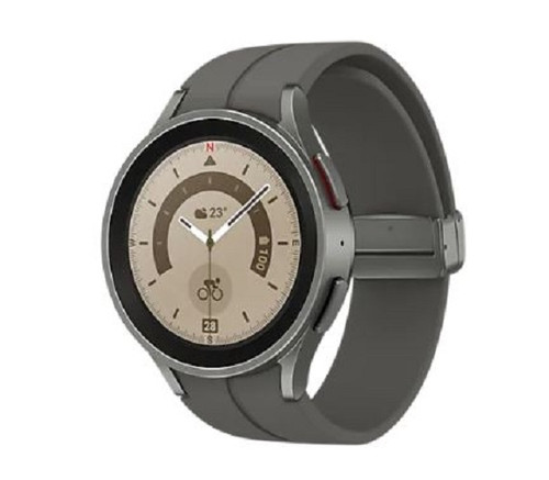 Samsung Galaxy Watch5 Pro Bluetooth (45mm) - Grey Titanium (SM-R920NZTAXSA), 1.4' Display, Dual-Core, 1.5GB/16GB Memory, NFC, 590mAh Battery, 2YR Samsung Galaxy Watch5 Pro Bluetooth (45mm) - Grey Titanium (SM-R920NZTAXSA), 1.4' Display, Dual-Core, 1.5GB/16GB Memory, NFC, 590mAh Battery, 2YR