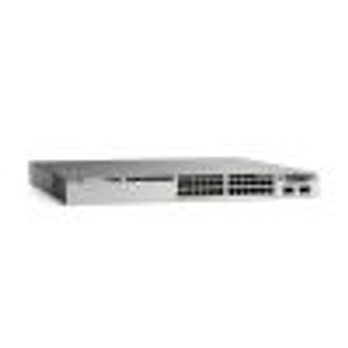 Cisco Catalyst 9200L, 24-Port Managed Switch with 8 MultiGigabit Ethernet, 16 GE PoE+ and 2 (25G) SFP+, 370W Power Budget Ports, Network Essentials
