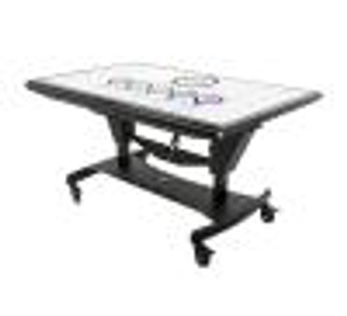 TouchBoard Mobile Height Adjustable Motorised Table Easel System. VESA to 800 x 400mm. For Panels 55 to 75", up to 95kg. Black. TouchBoard Mobile Height Adjustable Motorised Table Easel System. VESA to 800 x 400mm. For Panels 55 to 75", up to 95kg. Black.