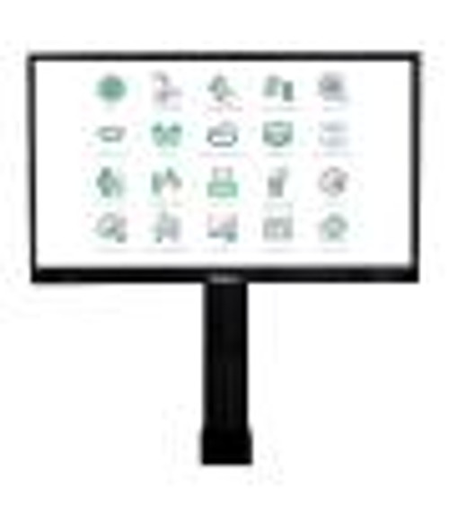 TouchBoard Wall Mount Height Adjustable Motorised Centre Lift System. VESA to 1200 x 600mm. Supports panels up to 136kg. Black. TouchBoard Wall Mount Height Adjustable Motorised Centre Lift System. VESA to 1200 x 600mm. Supports panels up to 136kg. Black.