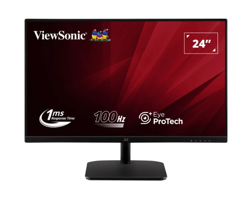 ViewSonic 24' Office Ultra Thin Bezel + SuperClear IPS, 2x Speakers, 4ms 100h FHD 1080, HDMI, VGA, 3.5 Audio, Multi-View, Eye Care. VESA 75m, Monitor ViewSonic 24' Office Ultra Thin Bezel + SuperClear IPS, 2x Speakers, 4ms 100h FHD 1080, HDMI, VGA, 3.5 Audio, Multi-View, Eye Care. VESA 75m, Monitor