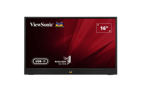ViewSonic 16' IPS VA1655 FHD USB-C, Mini HDMI, Speakers Video Extension, vertical display, 53 degrees tilt, Mac OS. 1KG Ultra Portable Monitor laptop ViewSonic 16' IPS VA1655 FHD USB-C, Mini HDMI, Speakers Video Extension, vertical display, 53 degrees tilt, Mac OS. 1KG Ultra Portable Monitor laptop