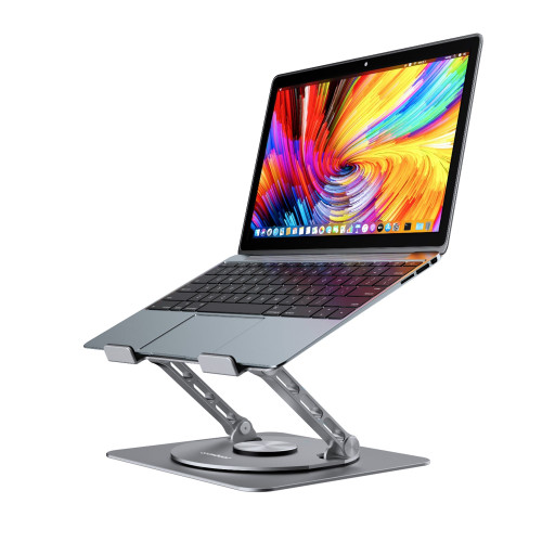 mbeat Stage S7 Rotating and Height-Adjustable Laptop Stand - Space Grey Material: Aluminium alloy Package Weight: 1.07kg mbeat Stage S7 Rotating and Height-Adjustable Laptop Stand - Space Grey Material: Aluminium alloy Package Weight: 1.07kg