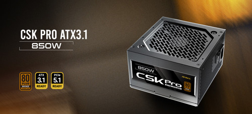 Antec CSK850 PRO Semi-Modular latest ATX 3.1, PCI-E 5.1 for 4090 and 7900xt High Quality Japanese Capacitors, Performance and reliability, PSU Antec CSK850 PRO Semi-Modular latest ATX 3.1, PCI-E 5.1 for 4090 and 7900xt High Quality Japanese Capacitors, Performance and reliability, PSU