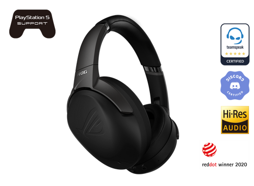 ASUS ROG STRIX GO BLUETOOTH Wireless Gaming Headset, Qualcomm aptX Adaptive Audio Technology, Ai Noise Cancelling Mic, Low Latency Performance, PC PS5 ASUS ROG STRIX GO BLUETOOTH Wireless Gaming Headset, Qualcomm aptX Adaptive Audio Technology, Ai Noise Cancelling Mic, Low Latency Performance, PC PS5