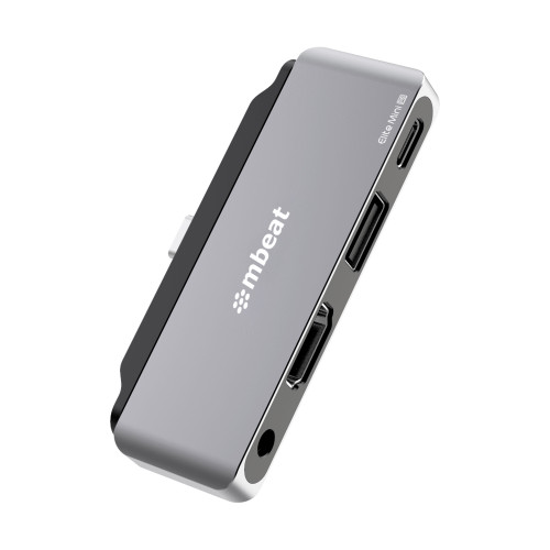 (LS) mbeat® Elite Mini 4-In-1 USB-C Mobile Hub for iPad Pro, USB-C Tablet & Laptop/Notebook (LS> MB-UCD32-U7) (LS) mbeat® Elite Mini 4-In-1 USB-C Mobile Hub for iPad Pro, USB-C Tablet & Laptop/Notebook (LS> MB-UCD32-U7)