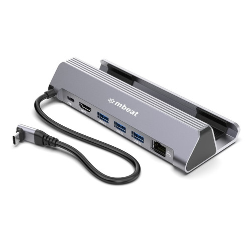 mbeat USB-C Gaming Dock for Steam Deck & ROG Ally 100W PD pass-through 4K@60Hz (3840 × 2160) Gigabit Ethernet up to 10/100/1000Mbps 5Gbps data mbeat USB-C Gaming Dock for Steam Deck & ROG Ally 100W PD pass-through 4K@60Hz (3840 × 2160) Gigabit Ethernet up to 10/100/1000Mbps 5Gbps data