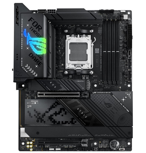 ASUS AMD ROG STRIX X870-F GAMING WIFI (AM5) ATX Motherboard 4x DDR5 192GB, 1x PCIe 5.0 x16 slot, 4 x M.2 slots, 2x SATA, Wi-Fi 7, 1 x HDMI, 1 x DP2 ASUS AMD ROG STRIX X870-F GAMING WIFI (AM5) ATX Motherboard 4x DDR5 192GB, 1x PCIe 5.0 x16 slot, 4 x M.2 slots, 2x SATA, Wi-Fi 7, 1 x HDMI, 1 x DP2