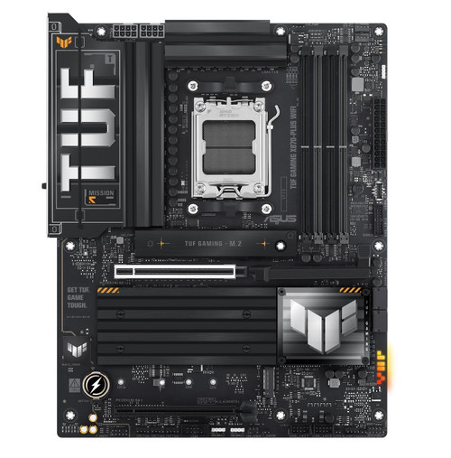 ASUS AMD TUF GAMING X870-PLUS WIFI (AM5) ATX Motherboard 4x DDR5 192GB, 1x PCIe 5.0 x16 slot, 4 x M.2 slots, 2x SATA, Wi-Fi 7, 1 x HDMI ASUS AMD TUF GAMING X870-PLUS WIFI (AM5) ATX Motherboard 4x DDR5 192GB, 1x PCIe 5.0 x16 slot, 4 x M.2 slots, 2x SATA, Wi-Fi 7, 1 x HDMI