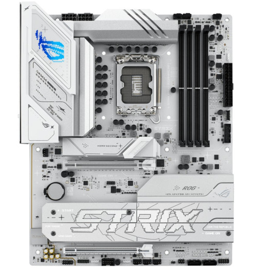 ASUS ROG STRIX B860-A GAMING WIFI LGA1851 ATX Motherboard 256GB, 4x DDR5, 1 x PCIe 5.0, 4 x M.2 slots, 4 x SATA. WiFi 7, 1 x HDMI, 1 x DP ASUS ROG STRIX B860-A GAMING WIFI LGA1851 ATX Motherboard 256GB, 4x DDR5, 1 x PCIe 5.0, 4 x M.2 slots, 4 x SATA. WiFi 7, 1 x HDMI, 1 x DP