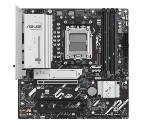 ASUS AMD PRIME B840M-A WIFI-CSM (AM5) Micro ATX Motherboard 4xDDR5 192GB, 2x PCIe 4 x16 slot, 3x M.2 slots, 4x SATA, Wi-Fi 6E, 1x HDMI, 1x DP ASUS AMD PRIME B840M-A WIFI-CSM (AM5) Micro ATX Motherboard 4xDDR5 192GB, 2x PCIe 4 x16 slot, 3x M.2 slots, 4x SATA, Wi-Fi 6E, 1x HDMI, 1x DP