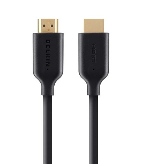 Belkin High Speed HDMI Cable with Ethernet 4K/Ultra HD Compatible (1M) - Black (F3Y021bt1M), 3D Compatible, 4K Cinema resolution, 2 Years Warranty Belkin High Speed HDMI Cable with Ethernet 4K/Ultra HD Compatible (1M) - Black (F3Y021bt1M), 3D Compatible, 4K Cinema resolution, 2 Years Warranty