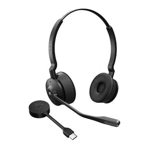 Jabra Engage 55 SE, Stereo, Link400c, Teams DECT Headset, 150m Wireless Range, Noise Cancelling, Flexible, Portable, Durable, Lightweight, Busylight Jabra Engage 55 SE, Stereo, Link400c, Teams DECT Headset, 150m Wireless Range, Noise Cancelling, Flexible, Portable, Durable, Lightweight, Busylight