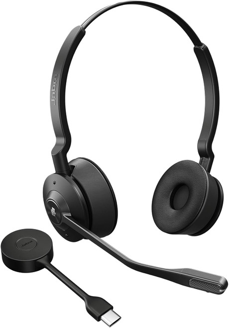 Jabra Engage 55 SE, Stereo, Link400c, UC DECT Headset, 150m Wireless Range, Noise Cancelling, Flexible, Portable, Durable, Lightweight, Busylight Jabra Engage 55 SE, Stereo, Link400c, UC DECT Headset, 150m Wireless Range, Noise Cancelling, Flexible, Portable, Durable, Lightweight, Busylight