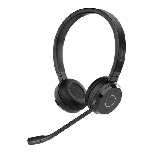Jabra Evolve 65 TE Link390a Teams Stereo Bluetooth Headset, 16-hour battery life, 30-metre wireless range, Passive Noise Cancellation, Busy Light Jabra Evolve 65 TE Link390a Teams Stereo Bluetooth Headset, 16-hour battery life, 30-metre wireless range, Passive Noise Cancellation, Busy Light