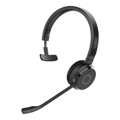 Jabra Evolve 65 TE Mono UC Bluetooth Headset, dongle Link 390a, 16-hour battery life, 30-metre wireless range, Passive Noise Cancellation, Busy Light Jabra Evolve 65 TE Mono UC Bluetooth Headset, dongle Link 390a, 16-hour battery life, 30-metre wireless range, Passive Noise Cancellation, Busy Light