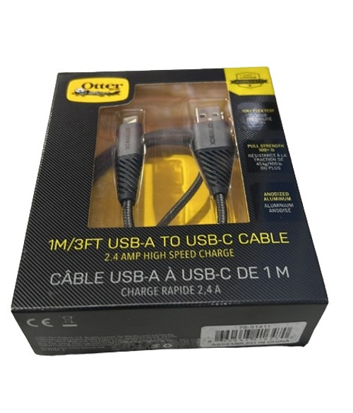 OtterBox USB-C to USB-A Cable (1M) - (78-51411), Samsung Galaxy,Apple iPhone,iPad,MacBook,Google,OPPO,Nokia, 2 Years Warranty OtterBox USB-C to USB-A Cable (1M) - (78-51411), Samsung Galaxy,Apple iPhone,iPad,MacBook,Google,OPPO,Nokia, 2 Years Warranty