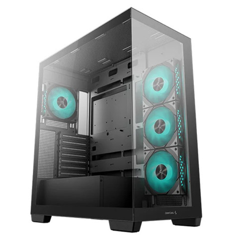 DeepCool G580 4F Panoramic ATX Mid-Tower Case, 4 x Pre Installed Fans Single Chamber, Support Up to 2x 360mm Radiators, Front 2x USB3.0 DeepCool G580 4F Panoramic ATX Mid-Tower Case, 4 x Pre Installed Fans Single Chamber, Support Up to 2x 360mm Radiators, Front 2x USB3.0