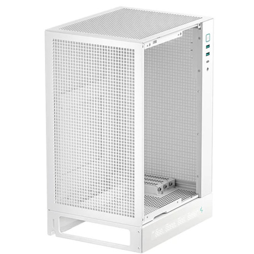 DeepCool CH170 DIGITAL WHT ITX Case, Digital Status Display, Extremely portable size, Abundant Airflow Ventilation, Mesh panels, Full sized air cooler DeepCool CH170 DIGITAL WHT ITX Case, Digital Status Display, Extremely portable size, Abundant Airflow Ventilation, Mesh panels, Full sized air cooler