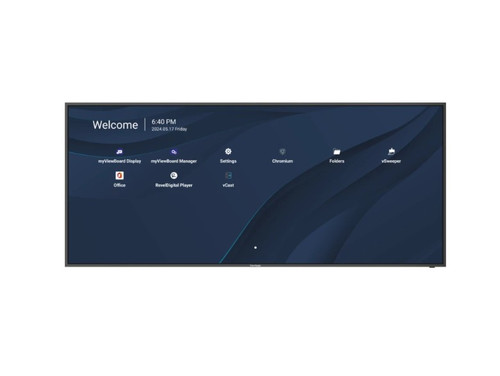 Viewsonic CDE105UW 105' 5K Presentation Display, Ultrawide Wireless presentation USB-C, Pro AV 2024 3 Years Advance Replacement, VESA 800 x 600 ProAV Viewsonic CDE105UW 105' 5K Presentation Display, Ultrawide Wireless presentation USB-C, Pro AV 2024 3 Years Advance Replacement, VESA 800 x 600 ProAV