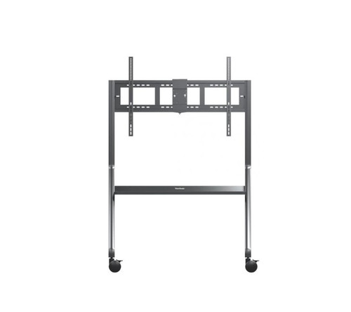 ViewSonic VB-STND-009 Slim Trolley Cart for 55' to 105' Display, Streamlined, height-adjustable design, 360° silent wheels with quick-release brakes ViewSonic VB-STND-009 Slim Trolley Cart for 55' to 105' Display, Streamlined, height-adjustable design, 360° silent wheels with quick-release brakes