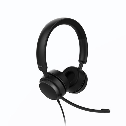 SNOM A310D Corded Headset Duo, Full band audio, High wearing comfort, Lightweight construction, Perfect noise shielding from the surroundings SNOM A310D Corded Headset Duo, Full band audio, High wearing comfort, Lightweight construction, Perfect noise shielding from the surroundings