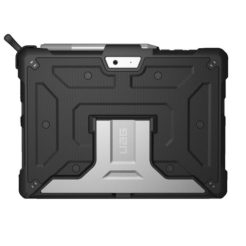 UAG Metropolis Microsoft Surface Go 4 Case - Black(321076114040),DROP+ Military Standard,Raised Screen Surround,Tactical Grip,Built-in Kickstand