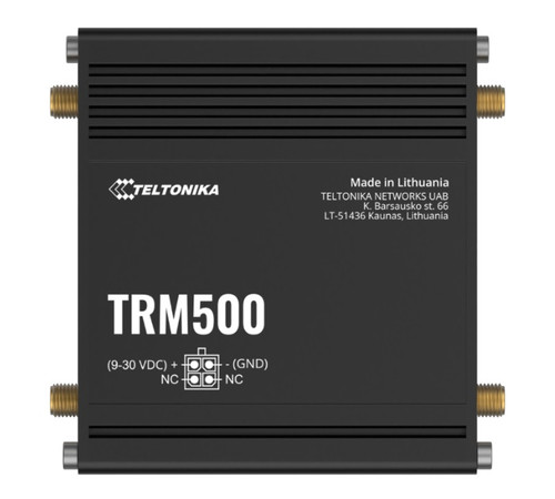 Teltonika TRM500 Industrial Cellular Modem, 5G (3.4 Gbps) & 4G (Cat19), with USB Type-C, PSU included