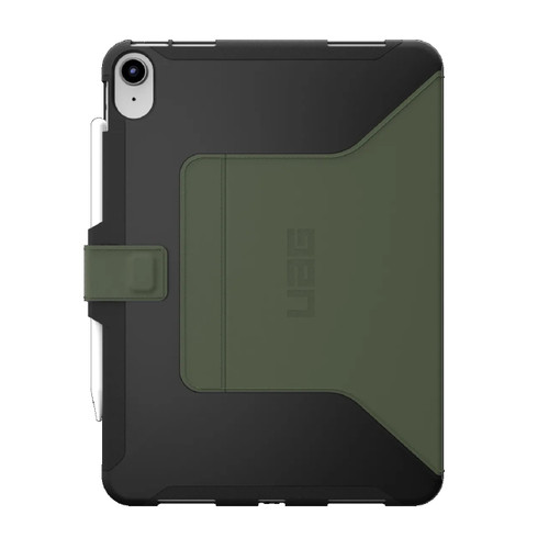 UAG Scout Apple iPad (10.9') 11th Gen (A16) / iPad 10th Gen Folio Rugged Case (Black/Olive) - (12339I114072), DROP+ Military Standard, 1 Year Warranty
