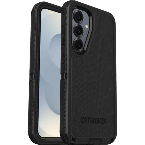 OtterBox Defender Samsung Galaxy S25+ 5G (6.7') Case Black - (77-97418), DROP+ 7X Military Standard,Wireless Charging Compatible,7 Years Warranty