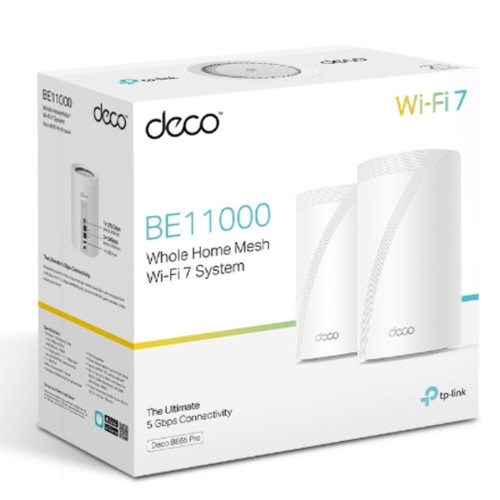 TP-Link Deco BE65 Pro(2-pack) BE11000 Whole Home Mesh WiFi 7 System TP-Link Deco BE65 Pro(2-pack) BE11000 Whole Home Mesh WiFi 7 System