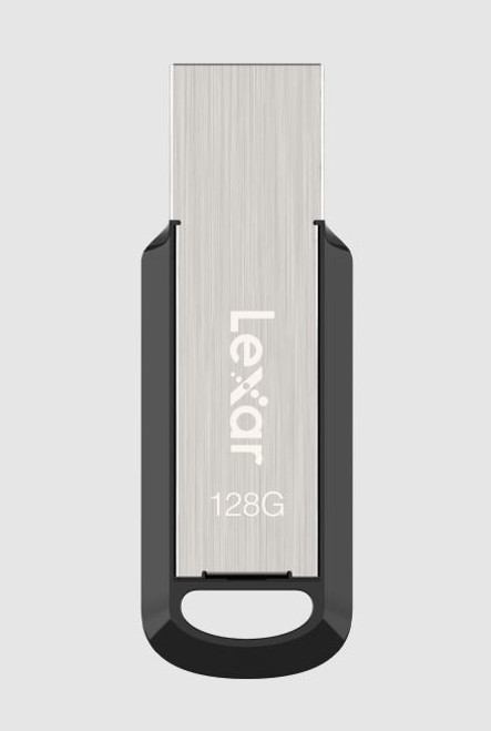 Lexar M400 128GB JumpDrive® USB3.0 Flash Drive, up to 150MB/s read, the stylish metal and key ring design lets you easily transfer files anywhere