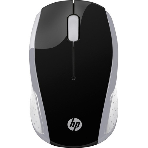 HP Wireless Mouse 200 2.4GHz 3 Bottons USB Wireless 2xAAA 1000 dpi Up to 12M Battery Life Dongle all-day comfort design Black/Silver